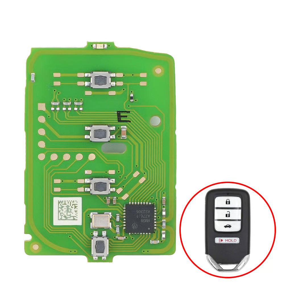 Xhorse - Honda Universal Smart Remote Key PCB Board + Shell 4 Buttons XZBT43EN