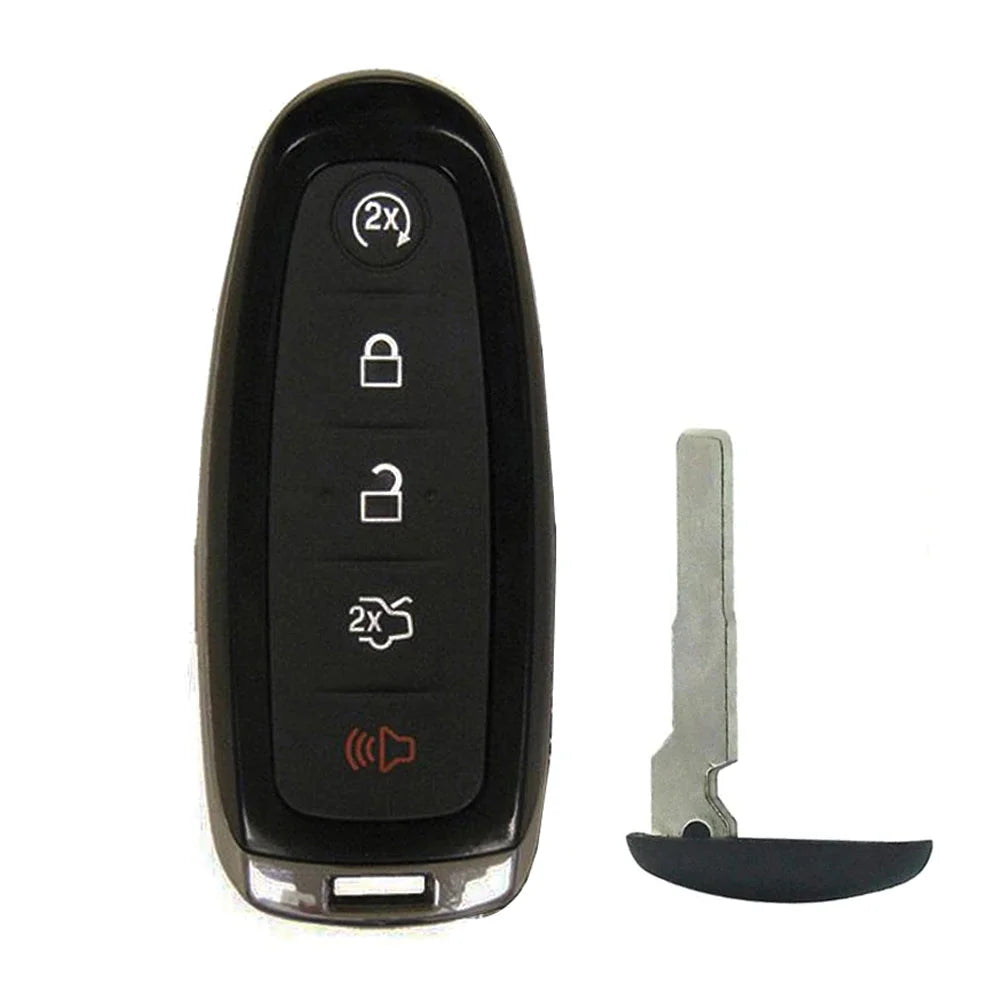 2013-2020 Ford / Lincoln / 5 Button Smart Key / 4D63 / PN: 5923790 / FCC ID: M3N-5WY8609 / HU101 / Concave Position / AFTERMARKET