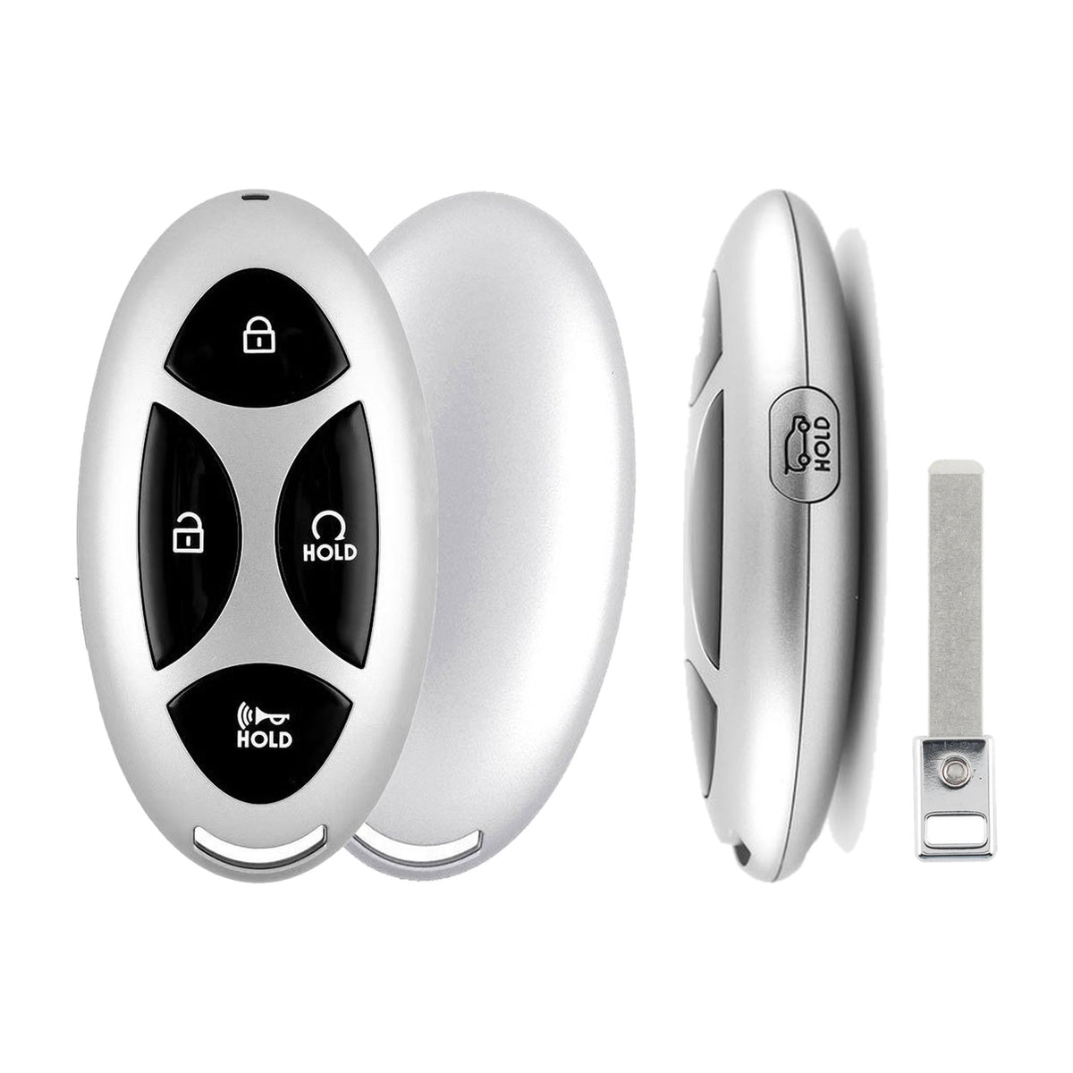 2024-2025 Hyundai Santa Cruz  5-Button Smart Key  PN: 95440-K5500  FCC: TQ8-FOB-4F61M43 - front, back, side buttons and emergency key