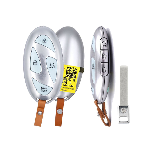 2023-2025 Hyundai Kona  7-Button Smart Key  PN: 95440-BF200  TQ8-FOB-4F61M43 - front, back, side buttons and emergency key