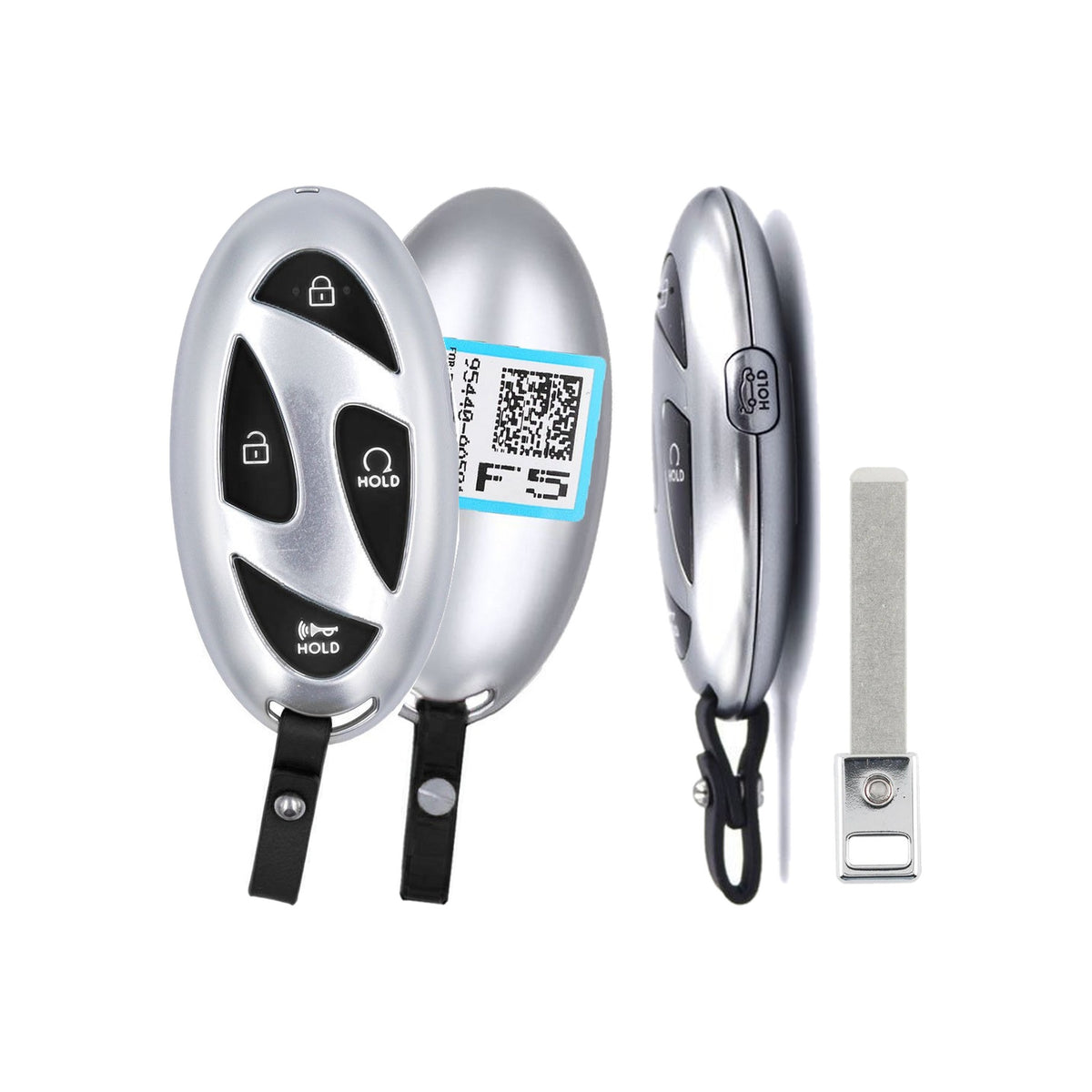 2024-2026 Hyundai Elantra  5-Button Smart Key  PN: 95440-AA501  NYOMBECFOB2208 - front, back, side buttons and emergency key