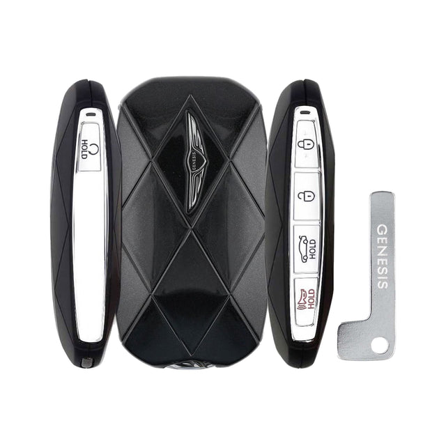 2023-2026 Genesis G70 5-Button Smart Key  PN: 95440-G9720  TQ8-FOB-4F75M44 - both button edges, back and emergency key