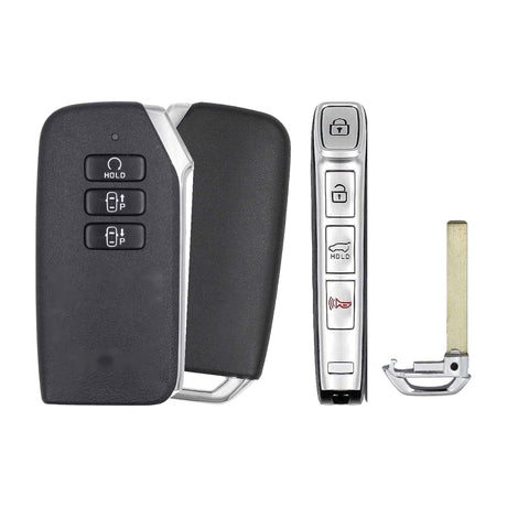 2022-2024 Kia EV6  7-Button Smart Key  PN: 95440-CV011  CQOFD01340 - front, back, side buttons and emergency key