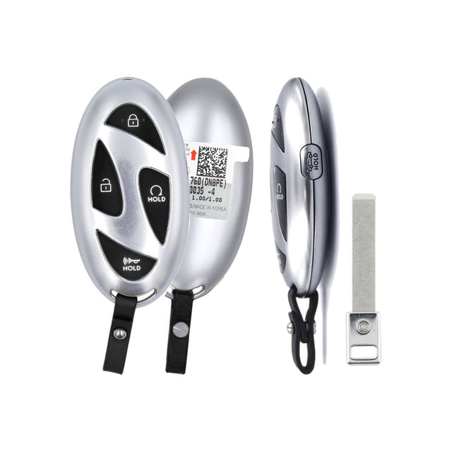 2024-2026 Hyundai Sonata  5-Button Smart Key  PN: 95440-L1760  TQ8-FOB-4F89U44 - front, back, side buttons and emergency key