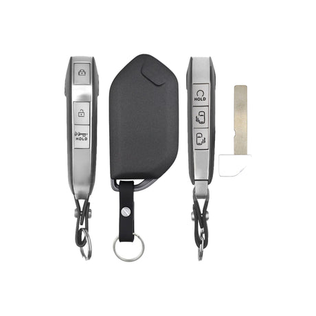 2024-2025 Kia Carnival  6-Button Smart Key  PN: 95440-R0870  TQ8-FOB-4F81M44 - front, back, side buttons and emergency key