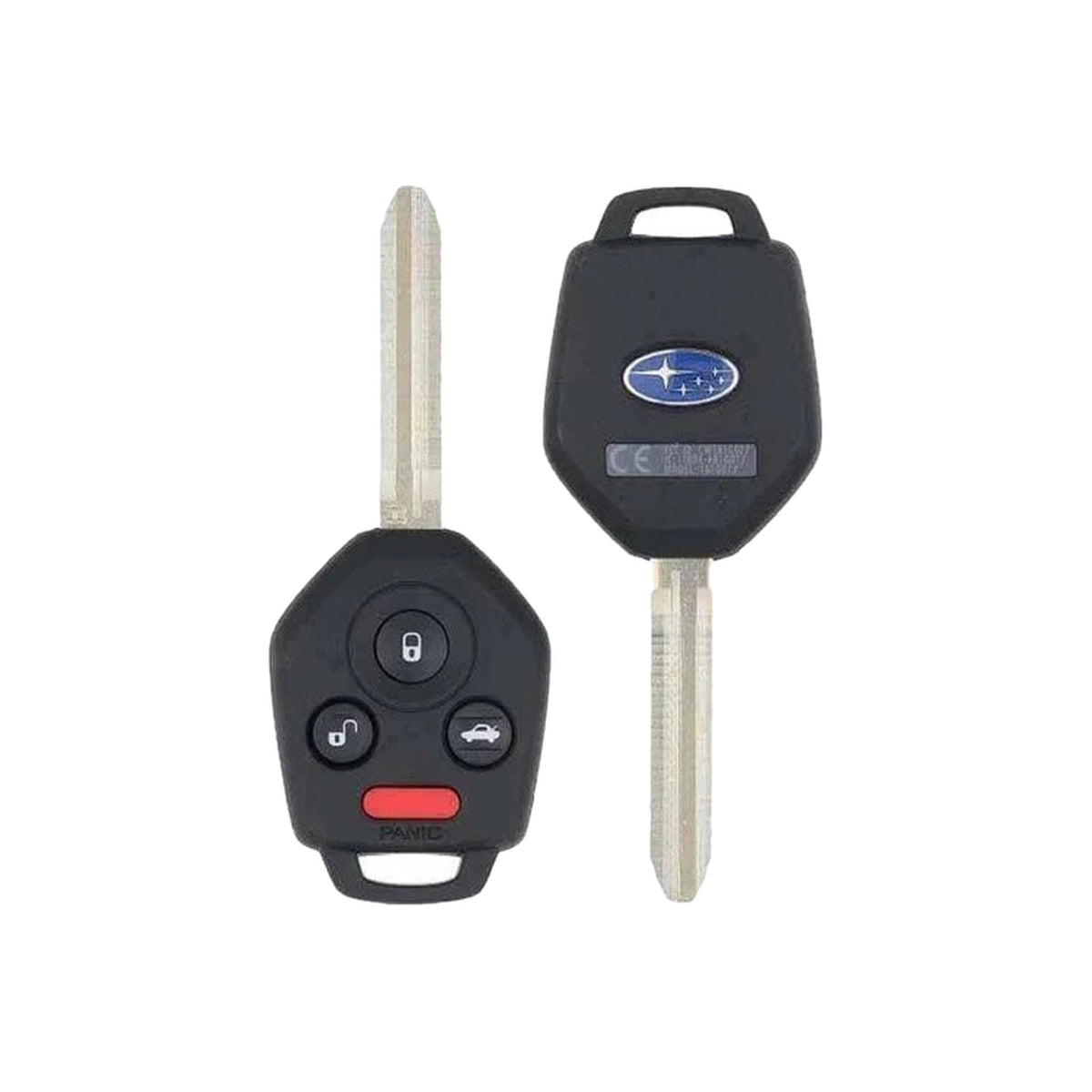 2017-2020 Subaru Impreza  XV Crosstrek  4-Button Remote Key  CWTB1G077  PN: 57497-FL00B  H Chip  Black Interior Board - front and back