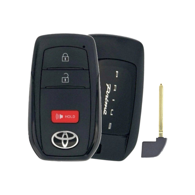 2023-2025 Toyota Prius Prime  3-Button Smart Key  PN: 8990H-47130  HYQ14FBX  8A Chip - front, back and emergency key