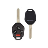 2008-2011 Subaru Legacy  Outback  Tribeca  4-Button Remote Key  PN: 57497-AG48A  CWTWBU766  4D 62 Chip - Recase, no-logo shell