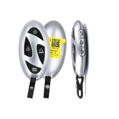 2024-2026 Hyundai Kona  7-Button Smart Key  PN: 95440-BE200  TQ8-FOB-4F61M43 - Brand New, side buttons shown