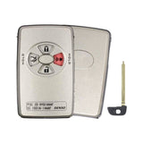 2005-2007 Toyota Avalon  4-Button Smart Key  PN: 89904-07030  HYQ14AAF - Recase, no-logo shell with emergency key