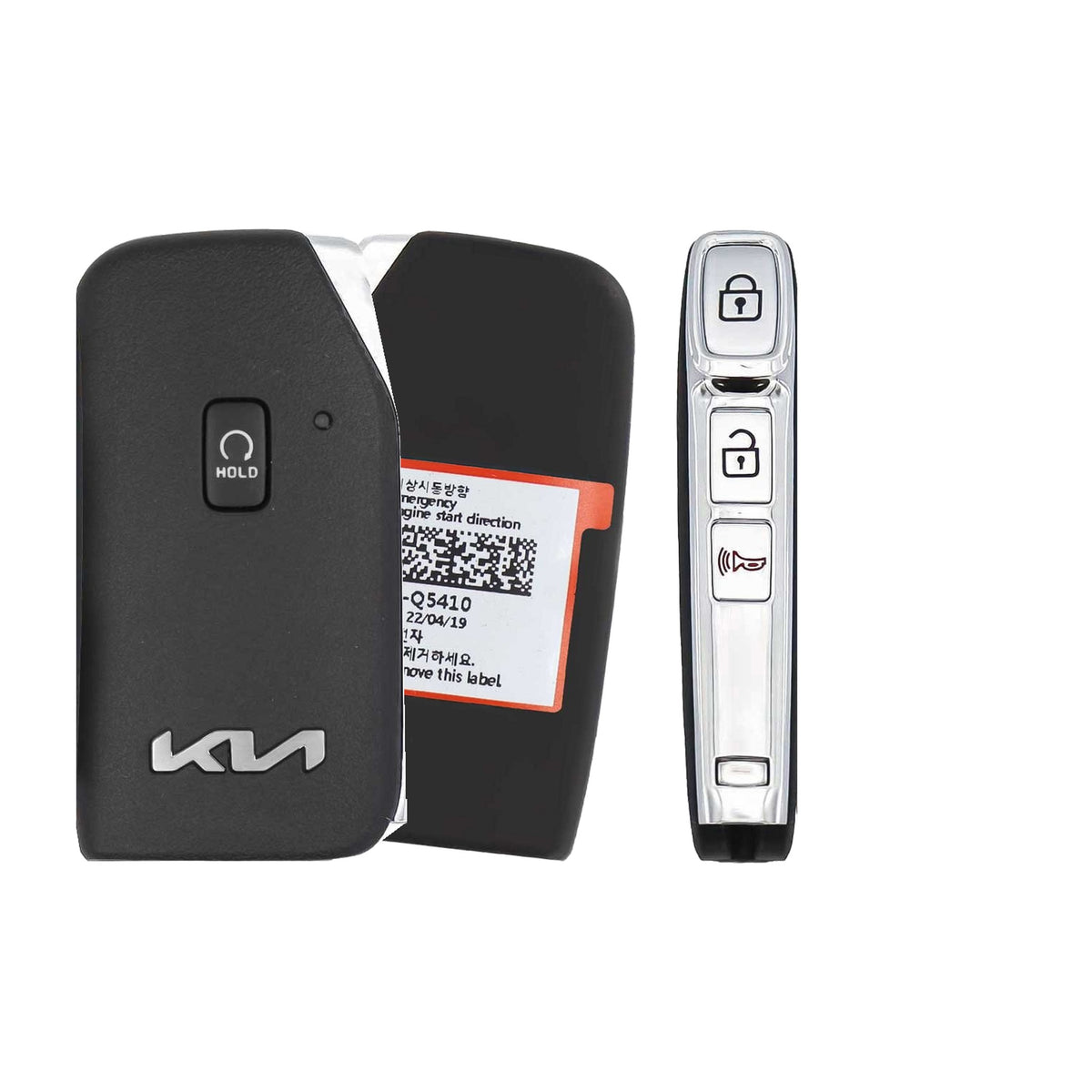 2019-2023 Kia Seltos  4-Button Smart Key  PN: 95440-Q5410  NYOSYEC5FOB1907 - Brand New, side buttons shown