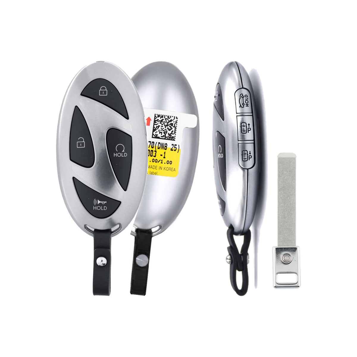 2024-2026 Hyundai Sonata  7-Button Smart Key  TQ8-FOB-4F89U44  PN: 95440-L1570 - front, back, side buttons and emergency key