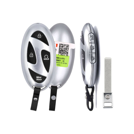 2025-2026 Hyundai Palisade  Smart Key 7-Button Hatch  Remote Start  Park Assist  TQ8-FOB-4FA2U44  PN: 95440-P9080 - front, back, side buttons and emergency key