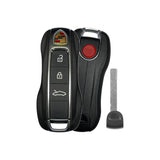 2019-2025 Porsche 4-Button Smart Key  MLB  FCC: IYZ-PK3  433 MHz  for Add Spare Key Only - front, back, side buttons and emergency key