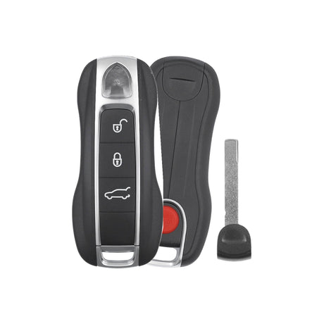 2019-2025 Porsche 4-Button Smart Key  MLB  FCC: IYZ-PK3  433 MHz  for Add Spare Key Only - front, back, side buttons and emergency key