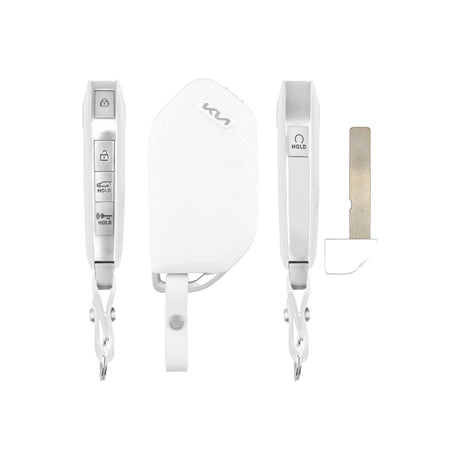 2025-2026 Kia EV6  5-Button Smart Key  PN: 95440-CV520  TQ8-FOB-4F81M44 - front, back, side buttons and emergency key