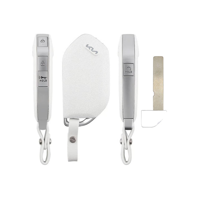 2025-2026 Kia EV6  4-Button Smart Key  PN: 95440-CV560  TQ8-FOB-4F81M44 - front, back, side buttons and emergency key