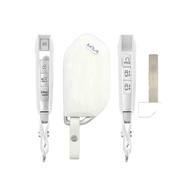 2025-2026 Kia EV6  7-Button Smart Key  PN: 95440-CV510  TQ8-FOB-4FA1U44 - front, back, side buttons and emergency key