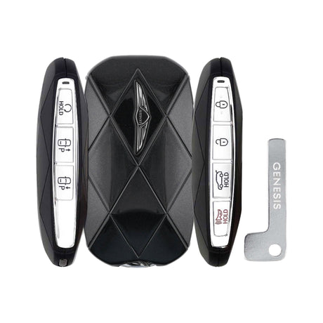 2025-2026 Genesis GV70  7-Button Smart Key  PN: 95440-ARDA0  TQ8-FOB-4FA0U44 - both button edges, back and emergency key