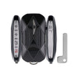 2024-2026 Genesis GV80  5-Button Smart Key  PN: 95440-T6DA0  TQ8-FOB-4F75M44 - front, back, side buttons and emergency key