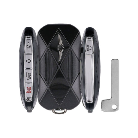 2024-2026 Genesis GV80  5-Button Smart Key  PN: 95440-T6DA0  TQ8-FOB-4F75M44 - front, back, side buttons and emergency key