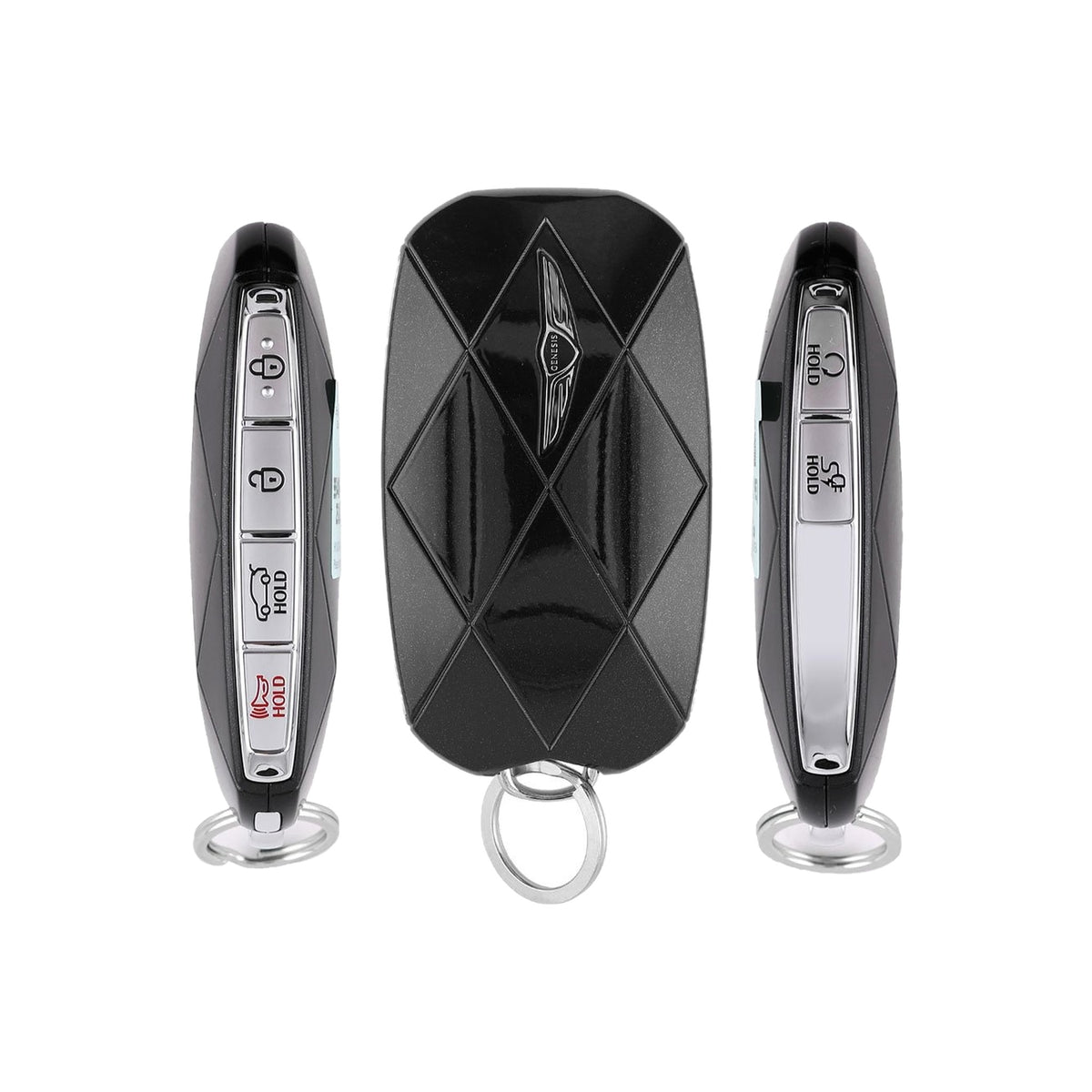 2026 Genesis GV60  6-Button Smart Key  PN: 95440-CU260  TQ8-FOB-4F75M44 - Brand New, side buttons shown