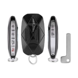 2026 Genesis GV60  6-Button Smart Key  PN: 95440-CU260  TQ8-FOB-4F75M44 - front, back, side buttons and emergency key