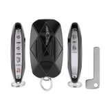 2026 Genesis GV60  6-Button Smart Key  PN: 95440-CU260  TQ8-FOB-4F75M44 - front, back, side buttons and emergency key
