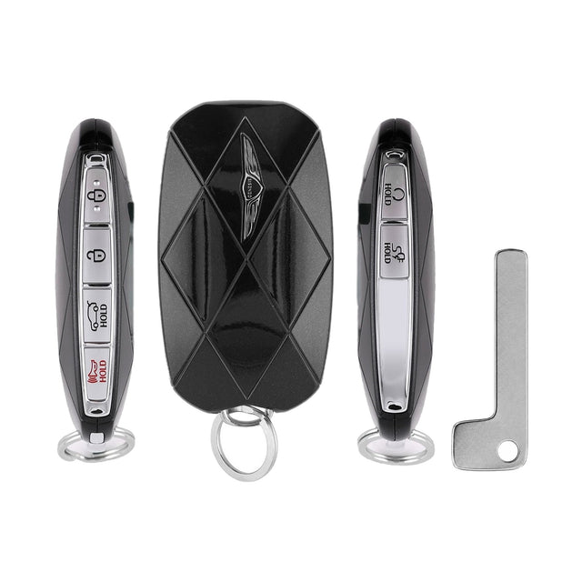 2026 Genesis GV60  6-Button Smart Key  PN: 95440-CU260  TQ8-FOB-4F75M44 - front, back, side buttons and emergency key