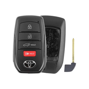 2025-2026 Toyota 4Runner 4-Button Smart Key  PN: 8990H-35040  HYQ14FBX  8A Chip Locked - front, back and emergency key