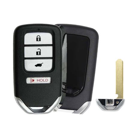 2016 Honda CR-Z  4-Button Smart Key  PN: 72147-SZT-A01  ACJ932HK1310A - Recase, no-logo shell with emergency key