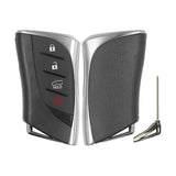 2021-2023 Lexus GX460  4-Button Smart Key  PN: 8990H-60010  HYQ14FBZ Locked - Recase, no-logo shell with emergency key