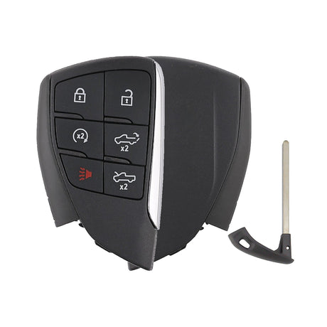 2024-2026 GMC Sierra  6-Button Smart Key  PN: 13560221  YGOG21TB2 - Recase, no-logo shell with emergency key