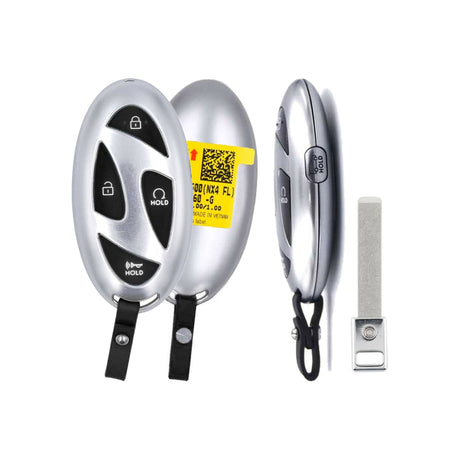 2026 Hyundai Tucson  5-Button Smart Key  PN: 95440-N9500  TQ8-FOB-4F61M43 - front, back, side buttons and emergency key