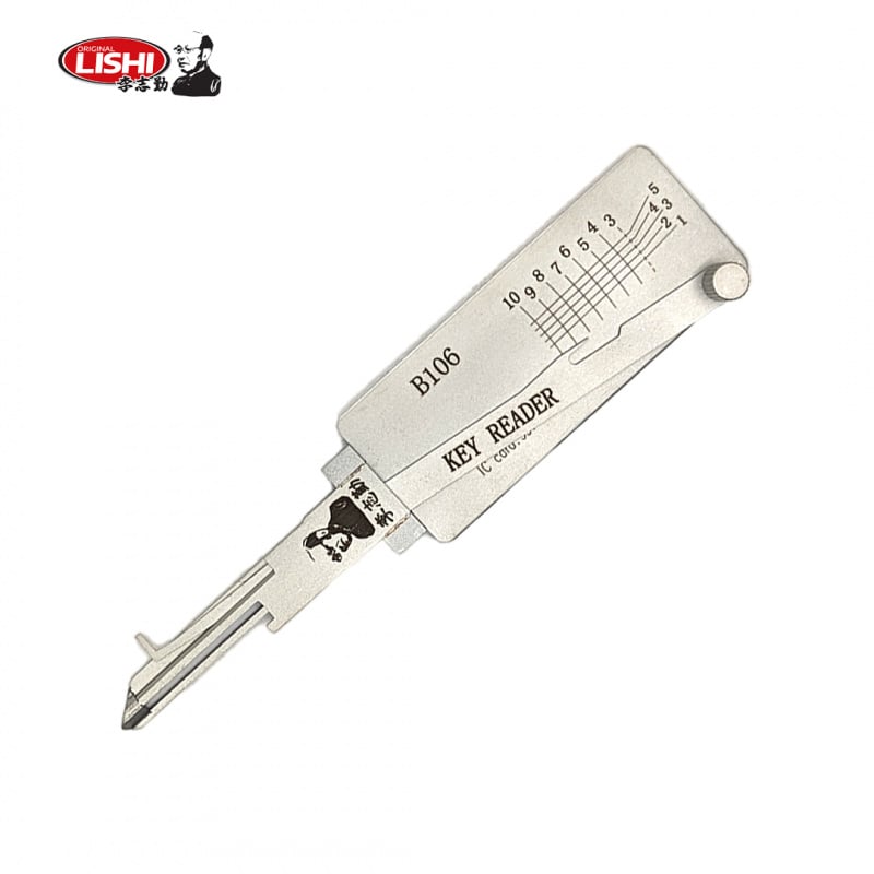 ORIGINAL LISHI - B106 B107 GM / (Non-Warded) Key Reader - AG