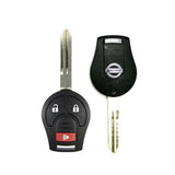2008-2018 Nissan / 3B Remote Head Key / CWTWB1U751 / PN: H0561-C993A / Chip ID46 / OEM REFURB
