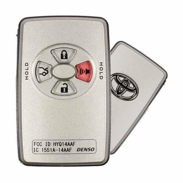 2005-2007 Toyota Avalon / 4-Button Smart Key / PN: 89904-07030 / HYQ14AAF / OEN REFURB