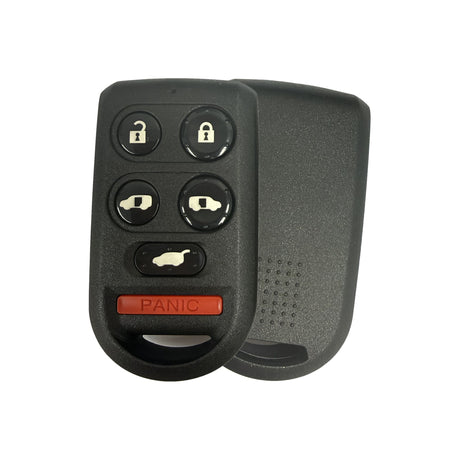 2005-2010 Honda Odyssey 6-Button Keyless Entry Remote - Aftermarket, front and back