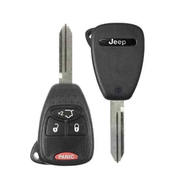 2004-2017 Chrysler / Dodge / Jeep / 4-Button Remote Head Key / PN: AX00010690 / OHT692427AA / OEM REFURB