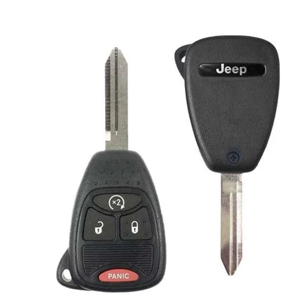 2007-2018 Chrysler / Dodge / Jeep / 4-Button Remote Head Key / PN: 68026372AB / OHT692713AA / OEM REFURB