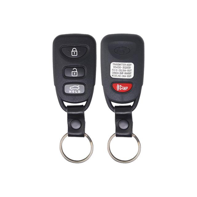 2006-2010 Hyundai Sonata Elantra | 4-Button Keyless Entry Remote - Refurbished