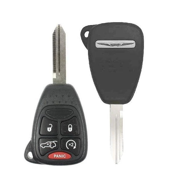 2006-2014 Chrysler / Dodge / Jeep / 5-Button Remote Head Key / PN: 68273344AA / OHT692427AA / OEM REFURB