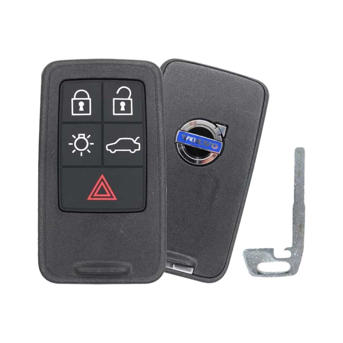 Volvo 5-Button Smart Key KR55WK49266 433 MHz - Genuine OEM with emergency key