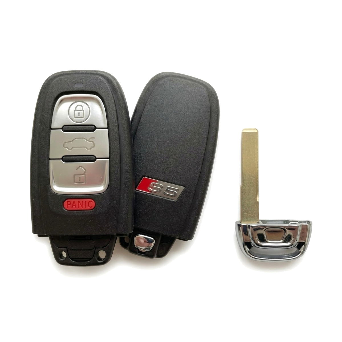 2008-2016 Audi 4-Button Smart Key Comfort Access - Audi S5 Logo - Refurbished