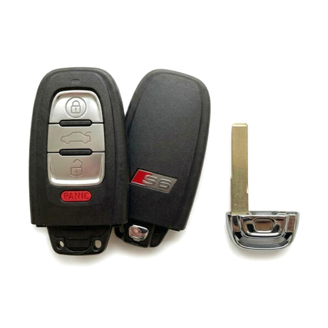 2008-2016 Audi 4-Button Smart Key Comfort Access - Audi S6 Logo - Refurbished