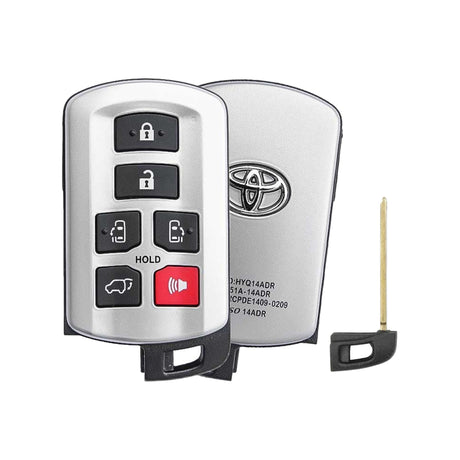 2011-2020 Toyota Sienna | 6-Button Smart Key