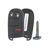 2011-2024 Dodge Durango  Journey  Jeep Grand Cherokee  3-Button Smart Key  68066349AG  M3N OEM - front, back and emergency key