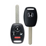 2012-2015 Honda Pilot 4B Remote Head Key w/ Glass Hatch / PN: 35118-SZA-A41 / KR55WK49308 / OEM REFURB