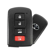 2012-2020 Toyota Avalon / Camry / Corolla / 4-Button Smart Key / PN: 89904-06140 / HYQ14FBA / G Board 0020 / OEM REFURB