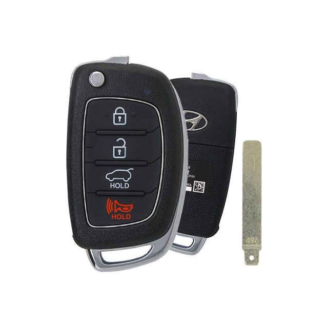 2013-2016 Hyundai Santa Fe | 4-Button Flip Key Remote - Refurbished